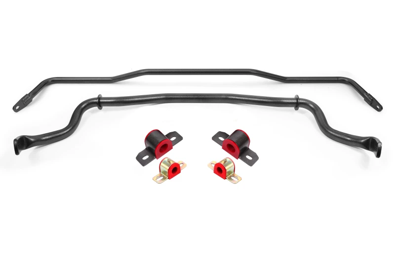 BMR 15-22 S550 Mustang Querstabilisator-Kit mit Buchsen vorne und hinten Schwarz Hammertone