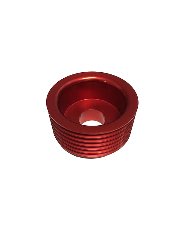 Torque Solution Leichtes Alternator-Riemenscheibe (Rot)