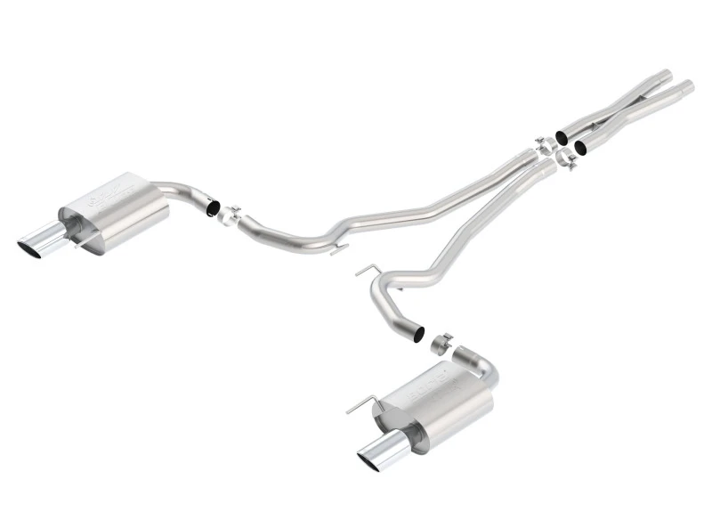 Borla Atak S Cat-Back 15-17 Ford Mustang GT 5,0L V8 MT/AT 2,5-Zoll-Rohr 4-Zoll-Tip