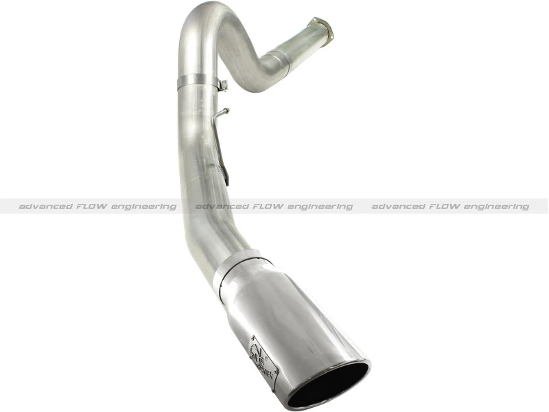 aFe MACHForce XP 5 Zoll DPF-Back Edelstahl Auspuff-System, polierte Spitze, Ford Diesel LKW 11-14 V8-6.7L