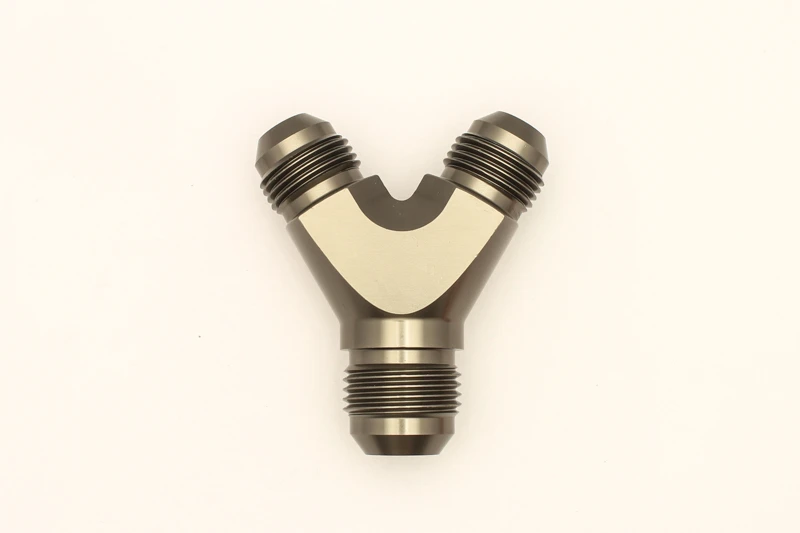 DeatschWerks 8AN-Männliches Flare + 8AN-Männliches Flare zu 10AN-Männliches Flare Y-Block-Fitting