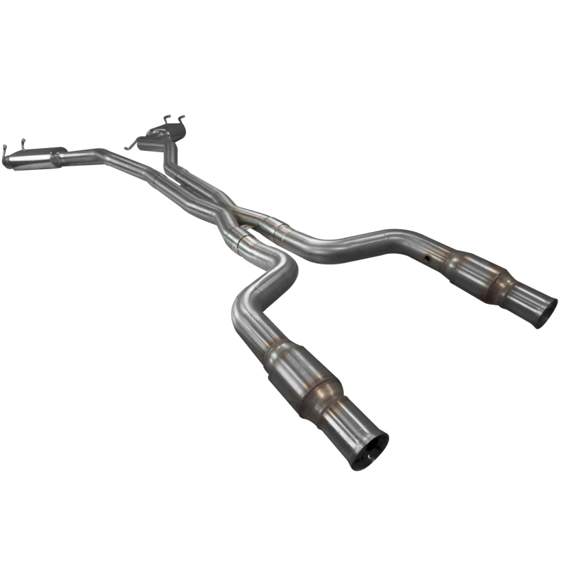 Kooks 10-15 Chevy Camaro SS/ZL1/1LE ohne Bodeneffekte 3-Zoll-Rennkat-Abgasanlage mit X-Rohr