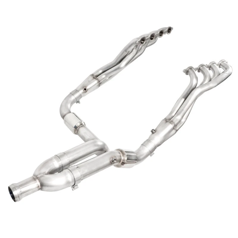 Stainless Works 2007-13 Chevy Silverado/GMC Sierra-Header 1-7/8-Zoll-Primärrohre, Hochleistungskat, Y-Rohr