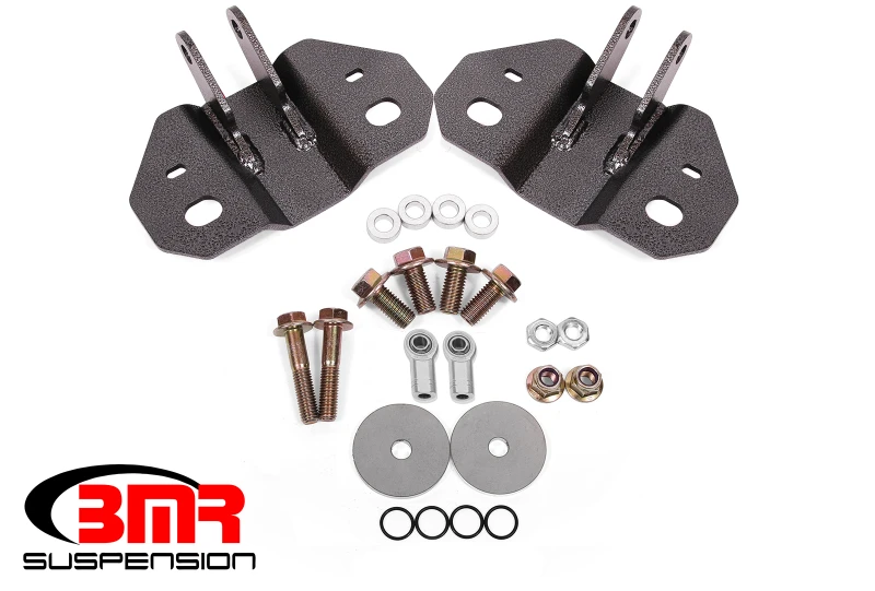 BMR Suspension 15-19 Ford Mustang Hintere obere Stoßdämpferhalterung- Hammertone Schwarz