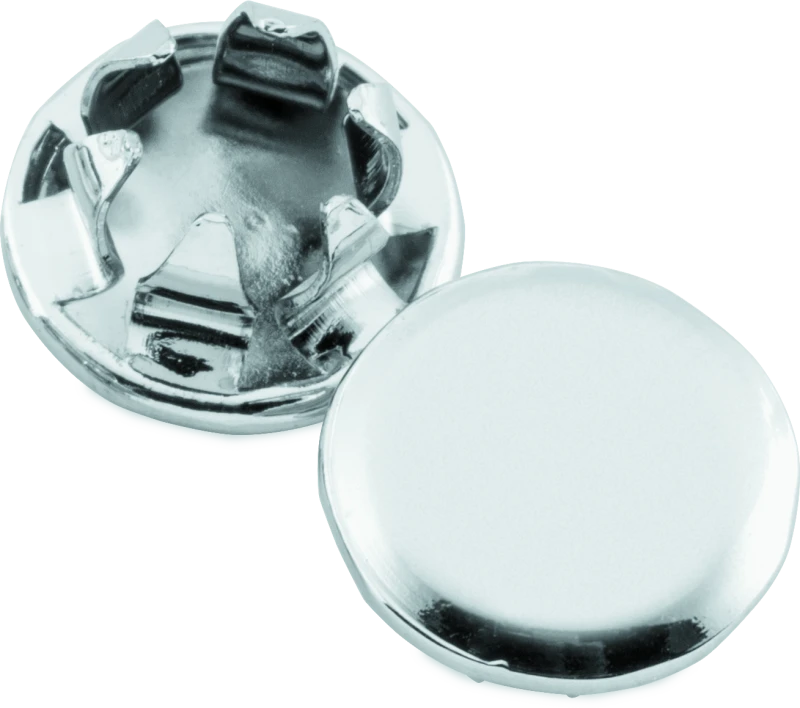 Kuryakyn Custom End Plugs Chrome für 3/8 Zoll Inbusschrauben (Set mit 6 Stück)