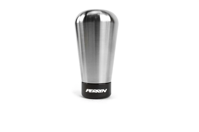Perrin gebürsteter 1,80 Zoll Edelstahl-Schaltknauf konisch für 15-21 Subaru WRX / 2022 BRZ/GR86 6-Gang
