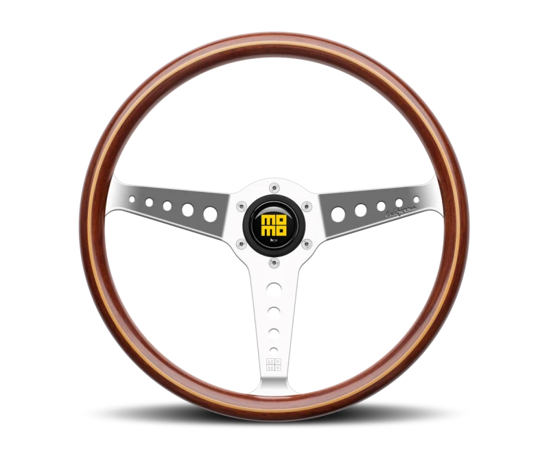 Momo California Wood Steering Wheel 360 mm - Mahogany Wood/Pol Spokes