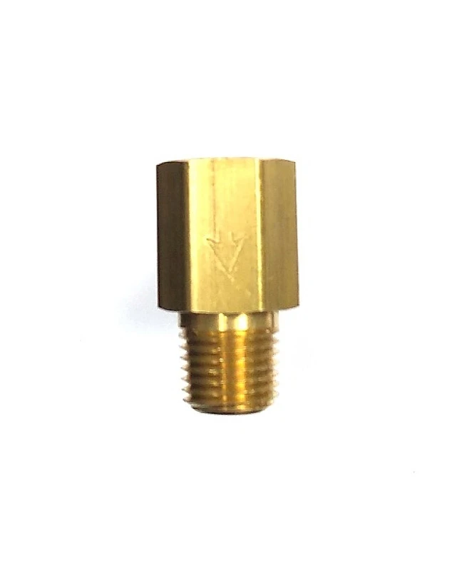 Ridetech-Messing-Rückschlagventil 1/4 Zoll NPT x 1/4 Zoll NPT