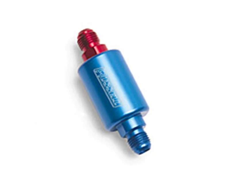 Russell Performance Rot/Blau eloxiert (3 Zoll Länge 1-1/4 Zoll Durchmesser -6 männliche Ein/Auslass)