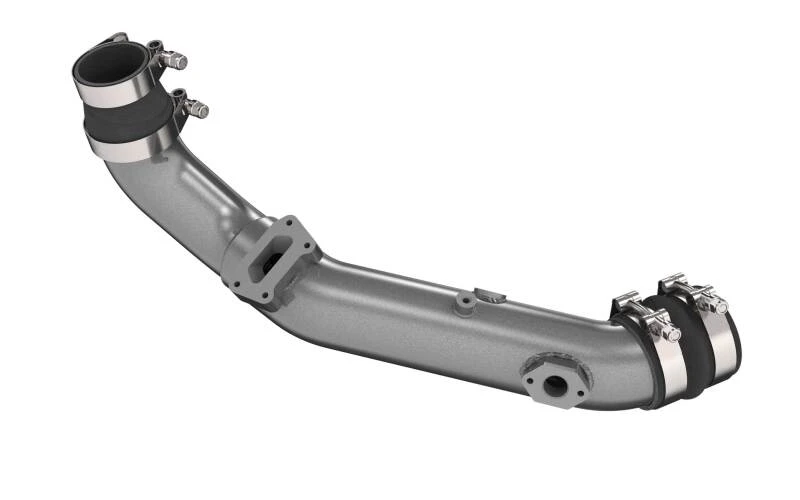 K&N 20-22 Hyundai Veloster N 2.0L L4 Aluminium-Ladungsrohr-Kit - Gunmetal Grau