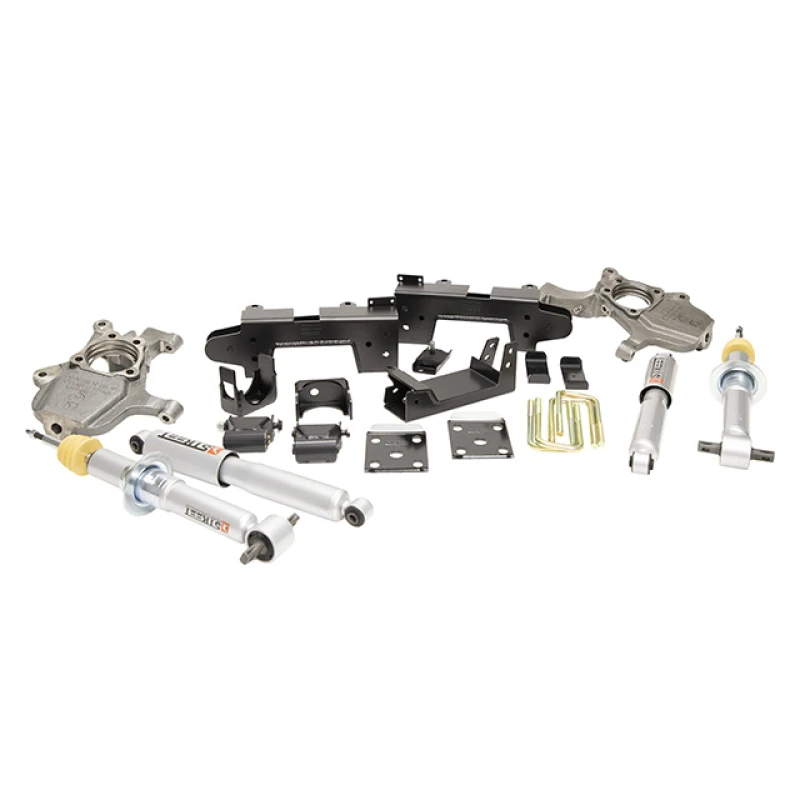 Belltech Tieferlegungskit 2019 Chevrolet Silverado / GMC Sierra 1500 2WD Alle Kabine - 2-4in Vorne / 6in Hinten