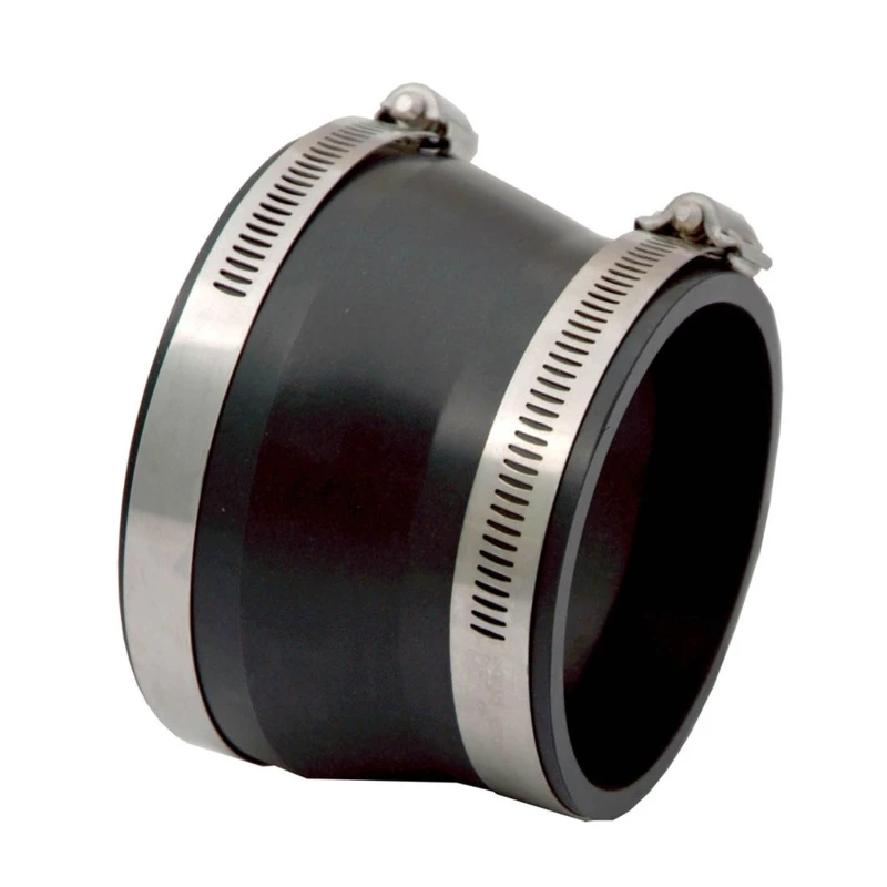 Spectre Koppelstück/Reducer 4 Zoll auf 3,5 Zoll (PVC) - Schwarz