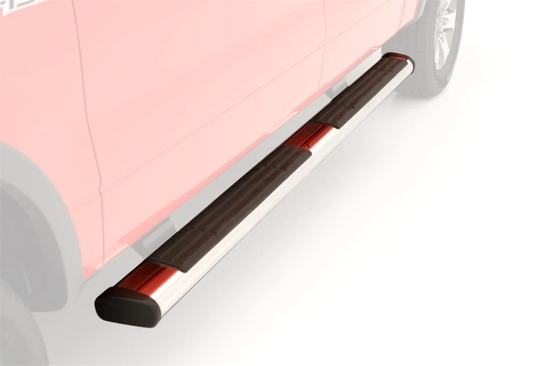 Lund 2019 Chevy Silverado 1500 Ext. Cab (Rocker Panel Mount) 6 Zoll Oval Gerade SS Nerf Bars-Poliert