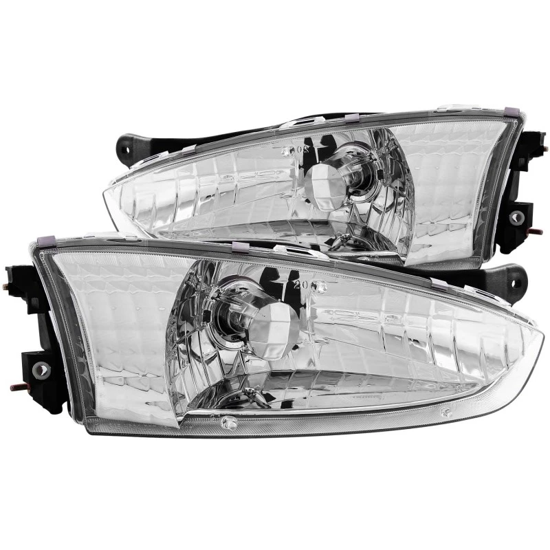 ANZO Kristall-Scheinwerfer Chrom für 1997-2002 Mitsubishi Mirage