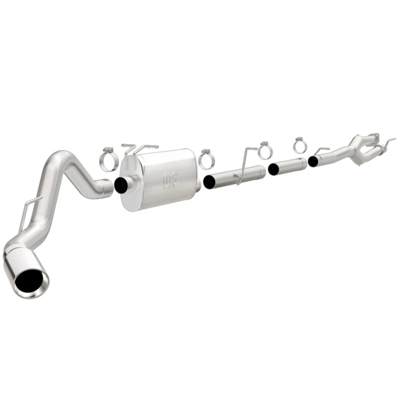 MagnaFlow Sys C/B 11-15 Ford Super Duty F250 6.2L EC CC, SS 3.5in Single Rear Pass Seite Ext 5in Tip