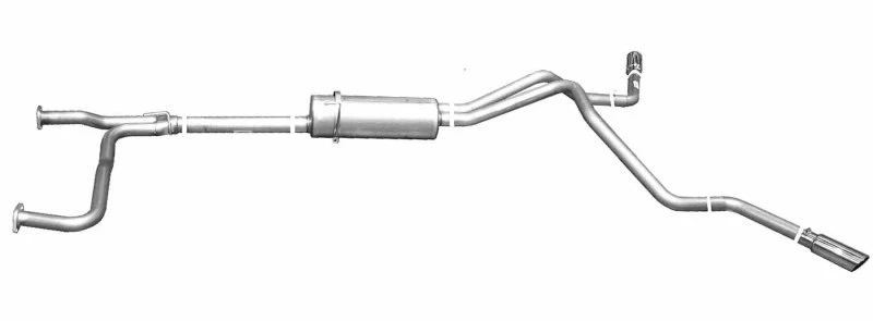 Gibson 04-10 Nissan Titan LE 5.6L 2,5 Zoll Kat-Back-Dual-Extreme-Auspuff - Edelstahl
