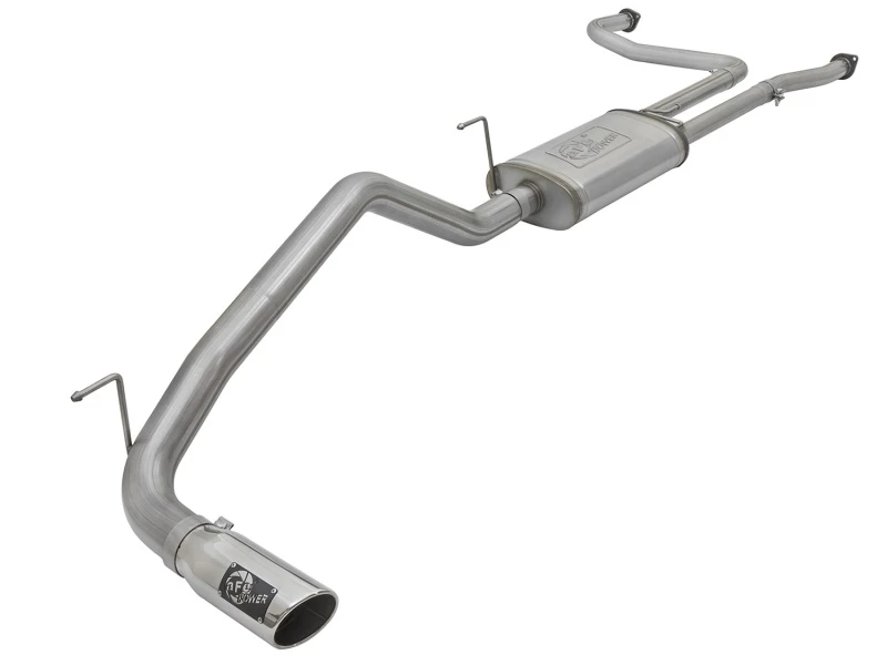 aFe MACH Force-Xp 2-1/2 Zoll Kat-Back Abgasanlage mit polierter Spitze 16-17 Nissan Titan XD V8 5.6L