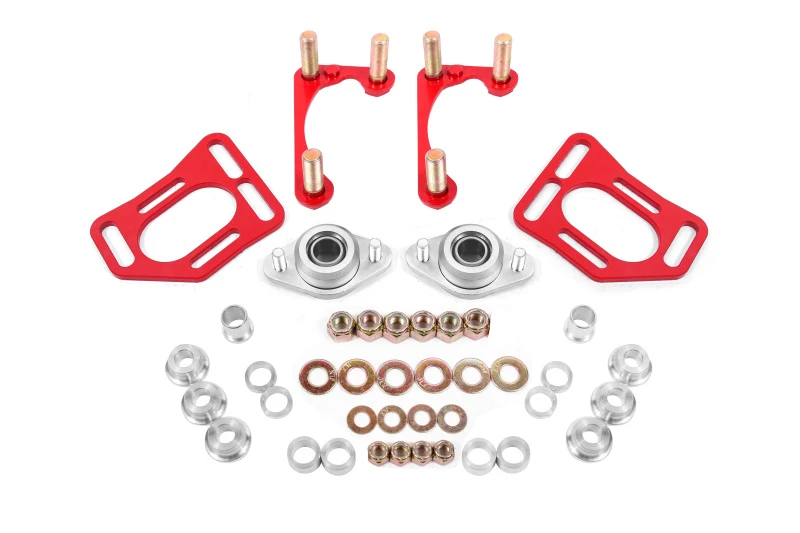 BMR 90-93 Fox Mustang Caster Camber Platten - Rot