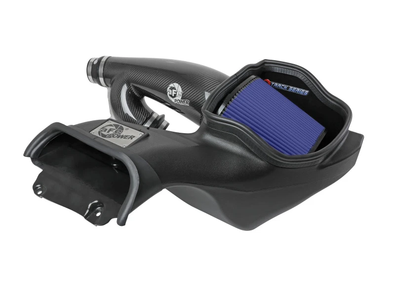 aFe 17-20 Ford F-150/Raptor Track Series Carbon Fiber Kaltluft-Ansaugsystem mit Pro 5R Filtern