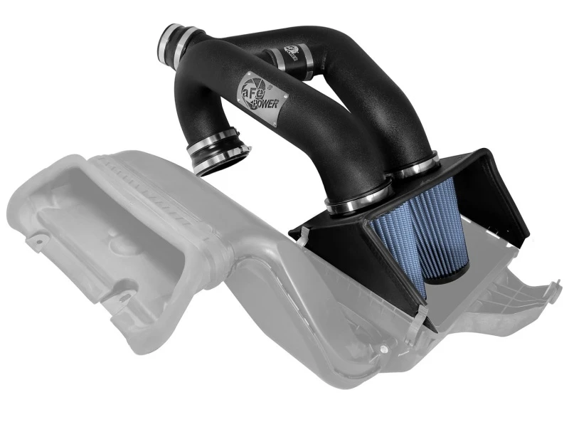 aFe MagnumFORCE Pro 5R Stage-2 XP Ansaugsystem 16 Ford F-150 EcoBoost V6-2.7L/3.5L (tt) (Schwarz)