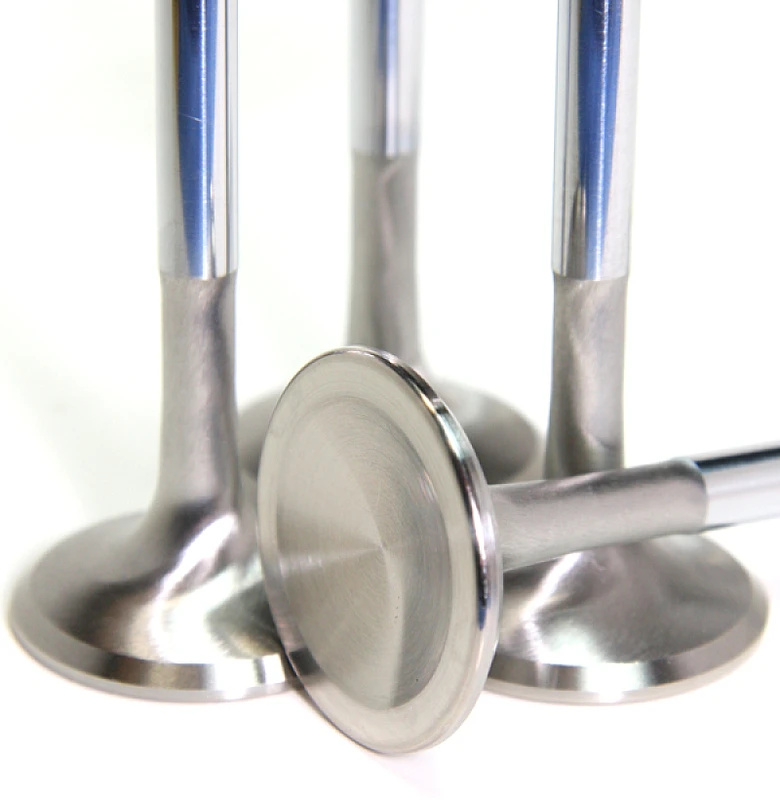 GSC Power Division Chrome Polished Super Alloy Exhaust Valve Set for Subaru EJ Series