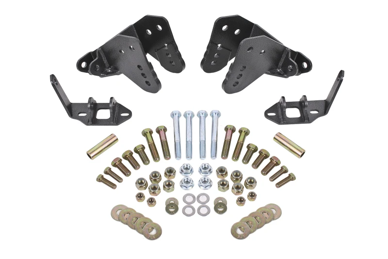 BMR 78-87 G-Body Hinterer Coilover-Umbausatz mit Control Arm Bracket - Black Hammertone