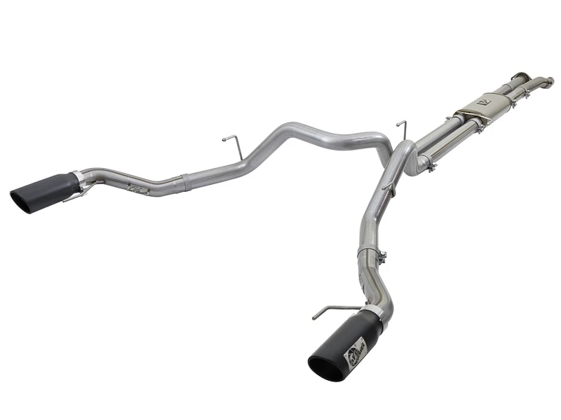 aFe MACHForce XP 3 Zoll 409-SS Auspuff Cat-Back 2017 Ford F-150 Raptor V6-3.5L (tt) mit schwarzer Spitze