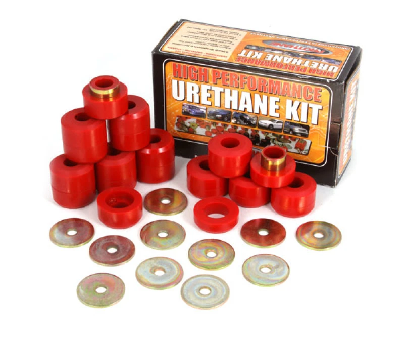 Rugged Ridge Karosserie-Montage-Kit Rot 22 Teile 97-06 TJ