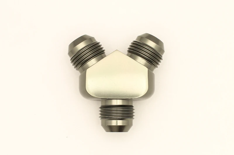 DeatschWerks 8AN-Männliche Flare + 8AN-Männliche Flare zu 8AN-Männliche Flare Y-Block-Fitting