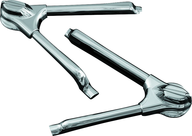 Kuryakyn Swingarm Tube Covers für 08-17 Softail Modelle Chrome