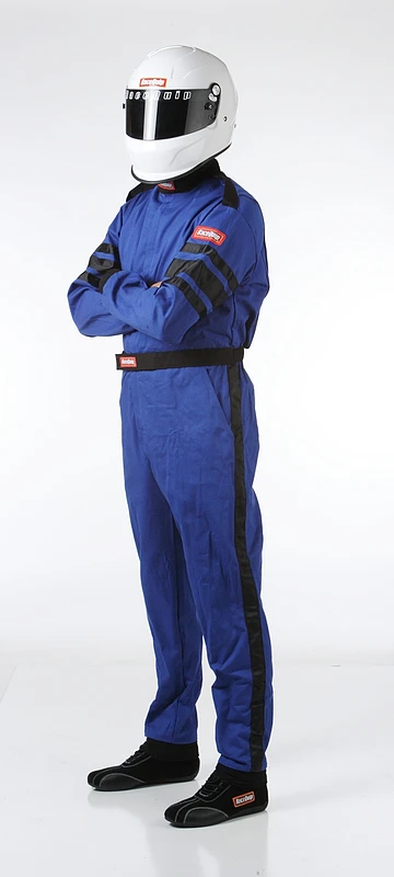 RaceQuip Blauer SFI-1 1-L Anzug - Groß