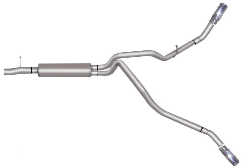 Gibson 11-16 Ford F-250 Super Duty Lariat 6.2L 2,5 Zoll Cat-Back Dual Extreme Auspuff - Edelstahl