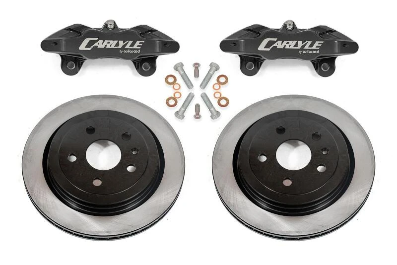 BMR Bremse-Kit für 14-19 Chevrolet Corvette C7 mit 15-Zoll-Umstellung, massiven Rotoren und schwarzen Bremse-Sätteln