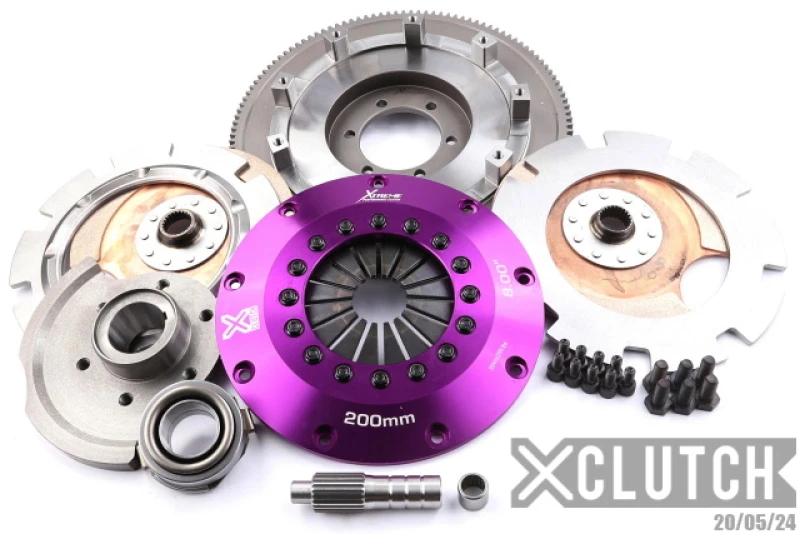 XClutch 87-91 Mazda RX-7 Turbo 1.3L 8-Zoll-Twin-Fest-Keramik-Kupplungssatz