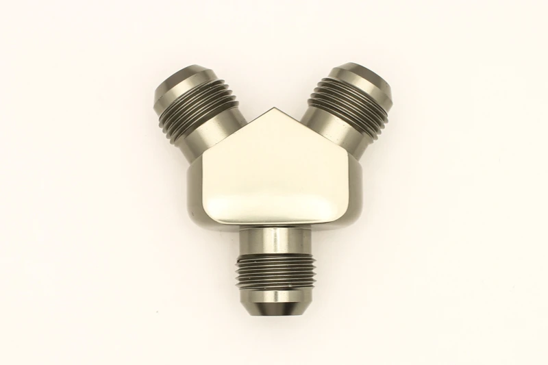 DeatschWerks 10AN Männliche Flare + 10AN Männliche Flare zu 10AN Männliche Flare Y-Block-Fitting