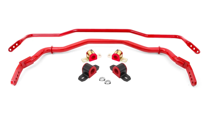 BMR 15-22 S550 Mustang Stabilisator-Kit mit Buchsen vorne und hinten rot