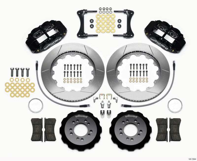Wilwood Narrow Superlite 6R Vorderer Hat-Kit 14,00 Zoll 2008-aufwärts Hyundai Genesis Coupe mit Leitungen