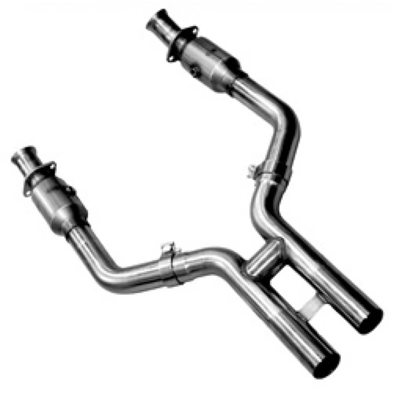 Kooks 05-10 Ford Mustang GT 4,6L 3V Auto/Manuell 2 1/2 Zoll x 2 1/2 Zoll OEM Kat H-Rohr Kooks HDR Erforderlich