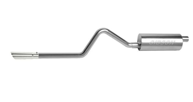 Gibson 91-96 Jeep Wrangler YJ 4.0L 2,5 Zoll Kat-Back-Einzelauspuff - Edelstahl
