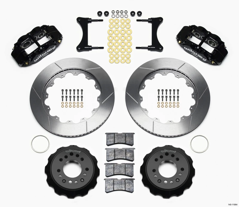Wilwood Narrow Superlite 6R Vordere Hut Kit 14,00 Zoll 93-96 Mazda RX7