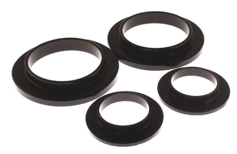 Energy Suspension 79-04 Ford Mustang SVO Schwarze hintere Feder-Upper- und Lower-Isolator-Satz