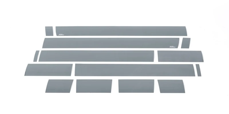 Putco 07-13 Chevy Silv Crew Cab 6,5ft Standard Box - 6 Zoll breit - 14-teilige Black Platinum Schutzleisten