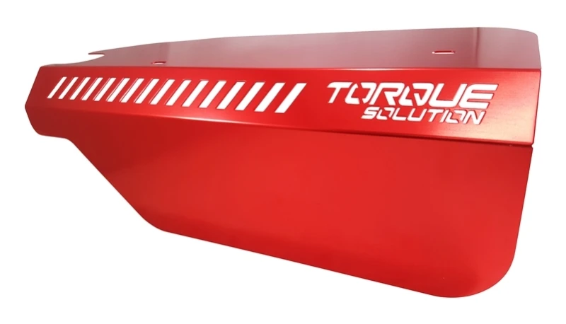 Torque Solution Engine Pulley Cover for 2015+ Subaru WRX / 2014+ Forester XT - Red
