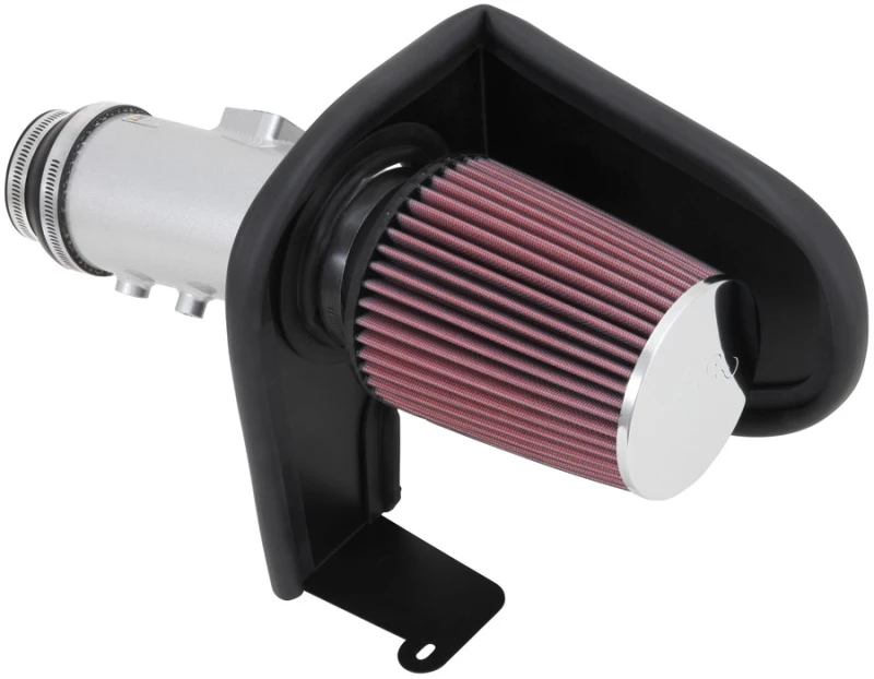 K&N 13-14 Honda Accord 3,5L V6 69-Serie-Typhoon-Luftansaugsystem - Silbernes Kalte-Luft-Ansaug-Kit