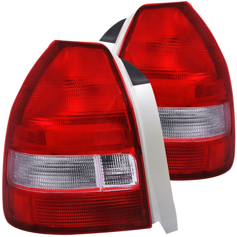 ANZO 1996-2000 Honda Civic Rückleuchten Rot/Klar