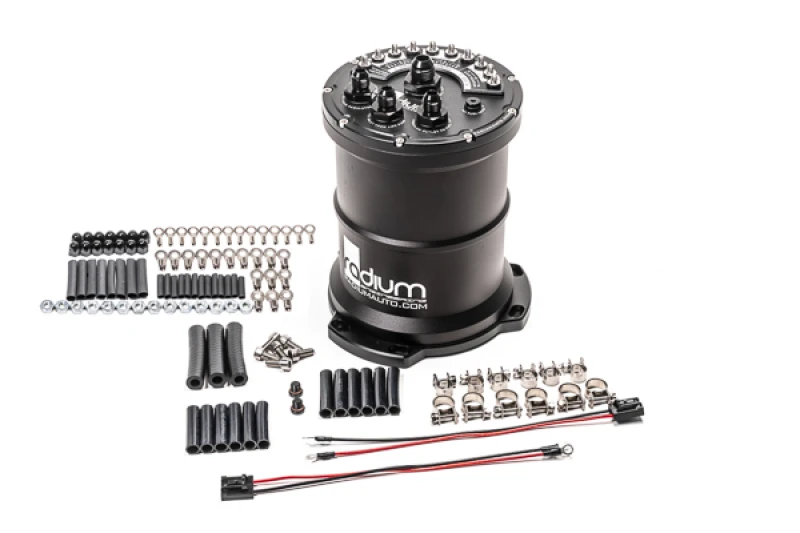 Radium Multi-Pump-Kraftstoff-Drucktank für Walbro GSS342 / AEM 50-1200 / DW4 (Pumpen nicht enthalten)