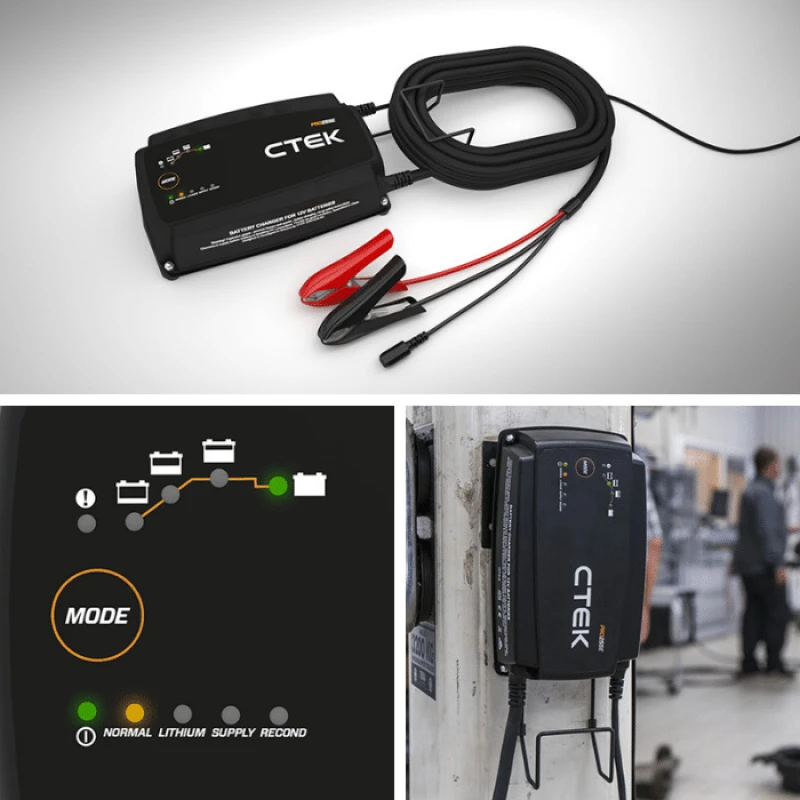 CTEK PRO25SE Battery Charger - 12V - 19.6ft Extended Charging Cable