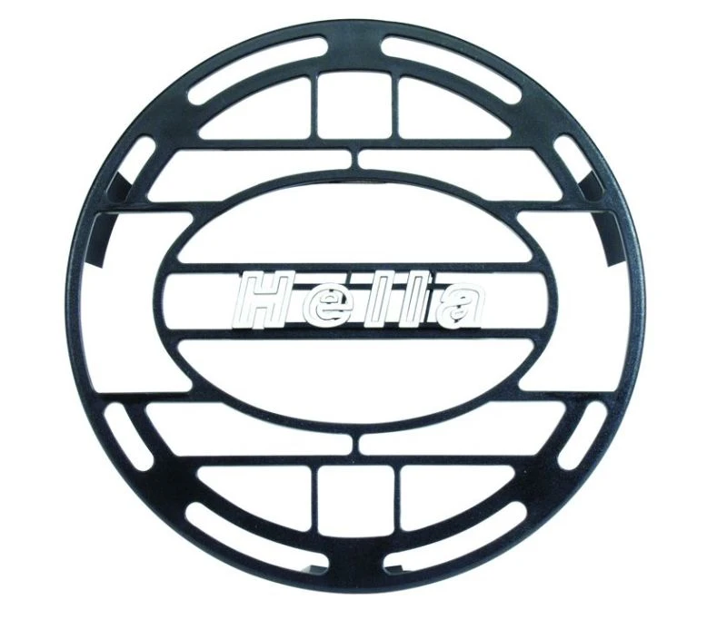 Hella Stone Shield Runde Kunststoff-Schwarz Hella Logo Lichtabdeckung