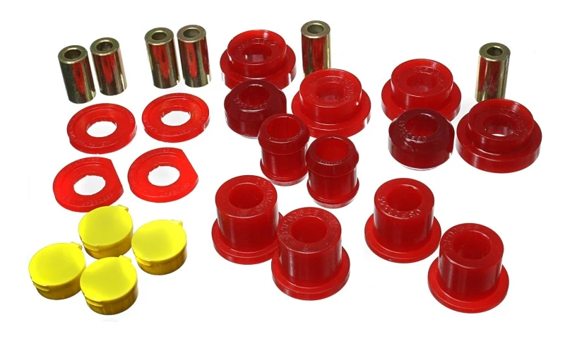 Energy Suspension 06-11 Honda Civic Rot Hinten Untere Tragarme und Untere Knuckle Buchsen-Set