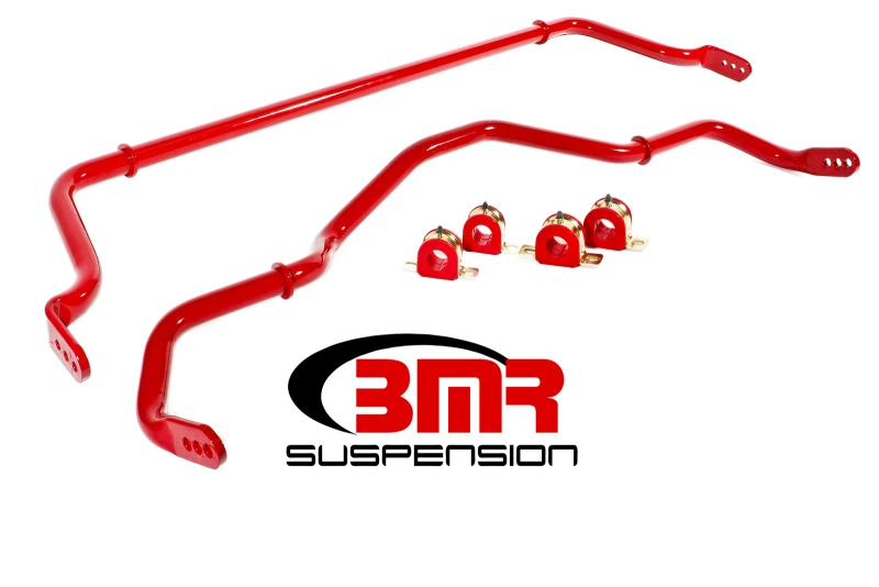 BMR 16-17 6. Generation Camaro Vorder- und Hinterachse Querstabilisator Kit mit Bushings - Rot